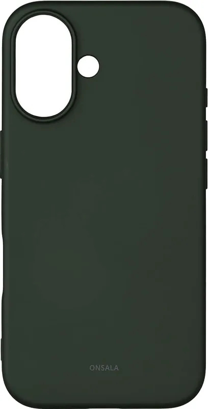 Onsala iPhone 16 silikonfodral (lime)