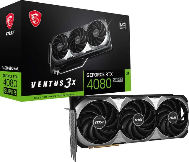MSI GeForce RTX™ 4080 SUPER 16G VENTUS 3X OC