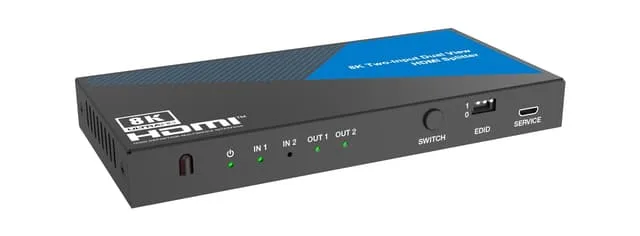 Nördic HDMI-splitter, 2 ingångar och 2 utgångar