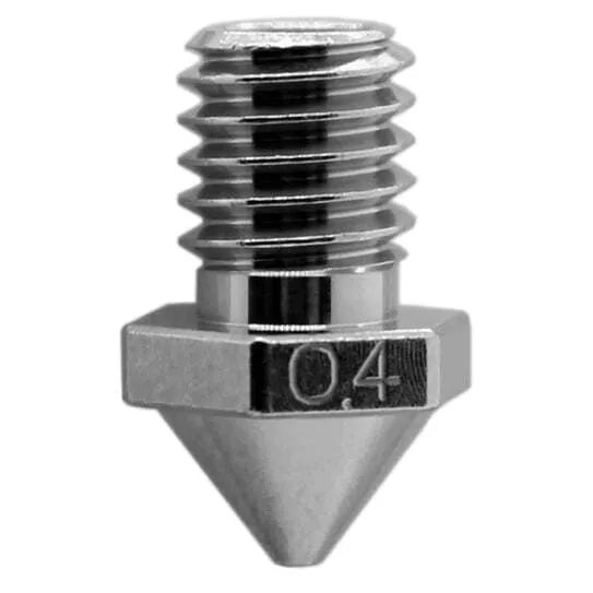 Micro Swiss - Brass Plated Wear Resistant Nozzle - Flashforge Creator 3 Pro (Pick a Size) / 0.4mm
