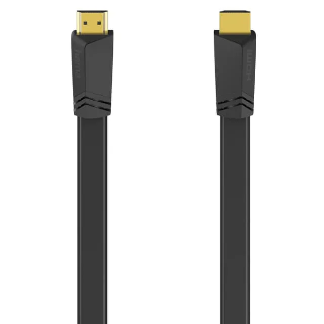 Hama Kabel HDMI Ethernet Platt Svart 1.5m