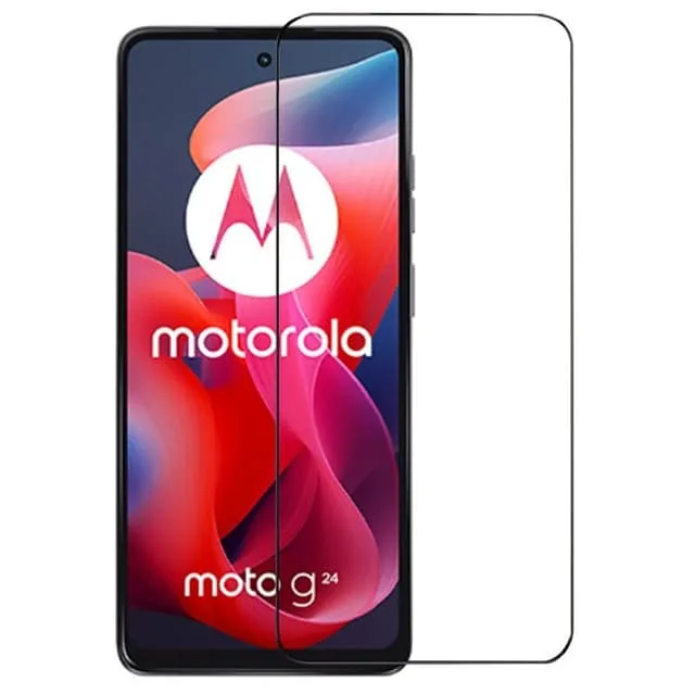 CaseOnline 5D glas skärmskydd Motorola Moto G24