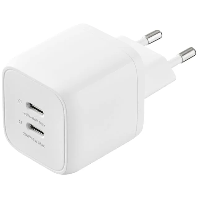 Sandstrøm 45W USB-C GaN PD väggladdare