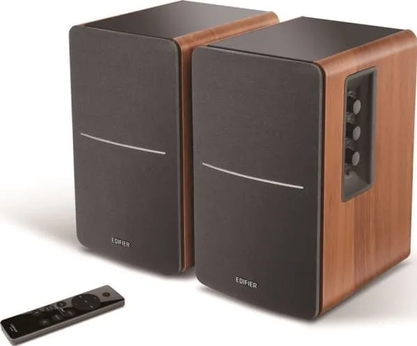 Edifier R1280DBs Bluetooth-högtalare, 2-vägs, trä