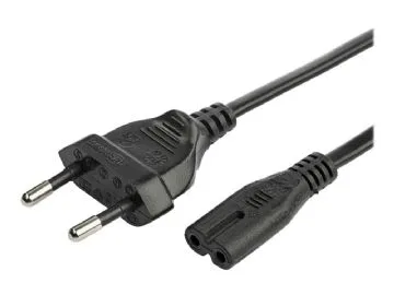 StarTech.com 2m (6ft) Laptop Power Cord, EU Plug to C7