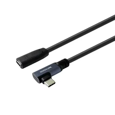 Vivolink USB-C-förlängningskabel med vinkel, USB 3.2 Gen 2