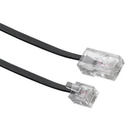 Schwaiger modemkabel RJ11 6P2C till RJ45 8P2C 6 m svart