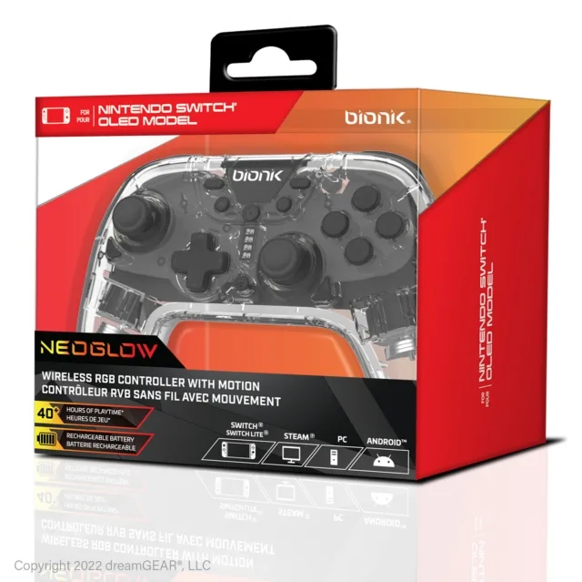 Dreamgear - Bionik Neoglow Controller (Nintendo Switch)