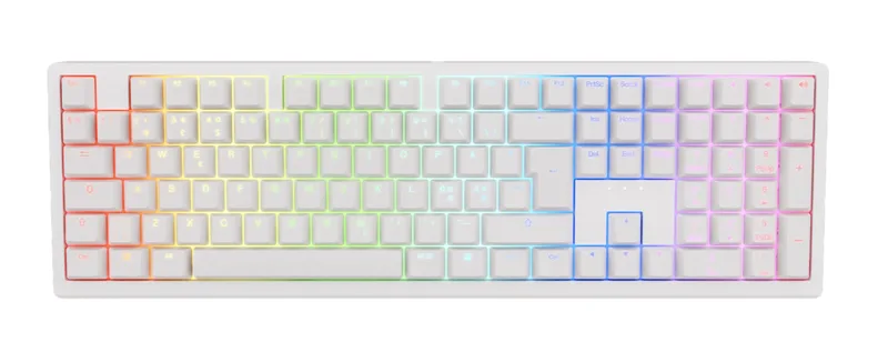 Ducky Zero 6108 White Fullsize Wireless