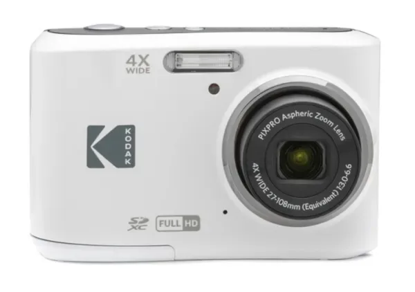 Kodak PIXPRO FZ45, 16 MP, 4608 x 3456 pixlar, CMOS, 4x, Full HD, Vit