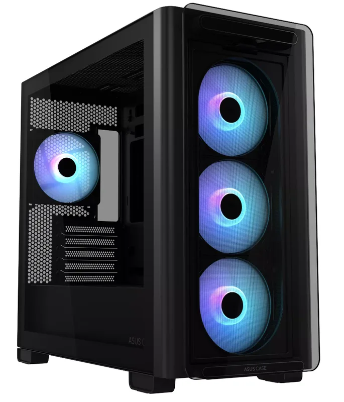 Asus A23 PLUS Tempered Glass ARGB datorchassi MicroATX