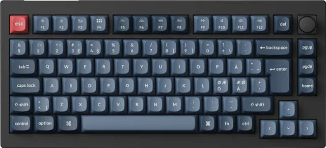 Keychron V1 MAX 75% Knob Wireless Custom QMK/VIA Jupiter Red Switches
