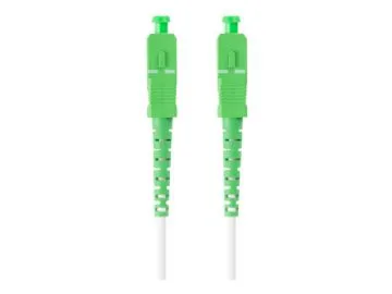Lanberg - Patch-kabel - SC/APC enkelläge (hane) till SC/APC enkelläge (hane) - 20 m