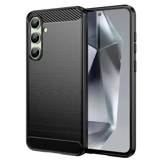 MTK Samsung Galaxy S24 FE Karbon fiber Texture Skal