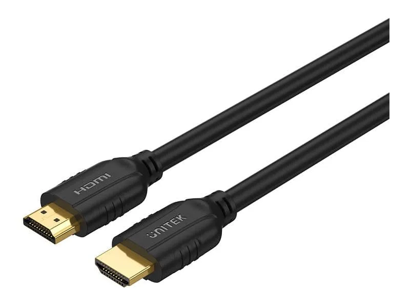 Unitek HDMI-kabel High Speed, 10 m, svart, 4K60Hz