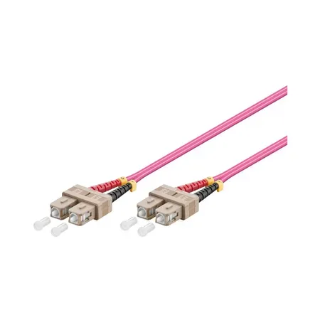 Alcasa 10m SC/SC InfiniBand- och fiberoptisk kabel, violett