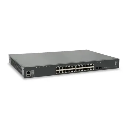LevelOne GTL-2881 nätverksswitch hanterad L3 Gigabit Ethernet Grå
