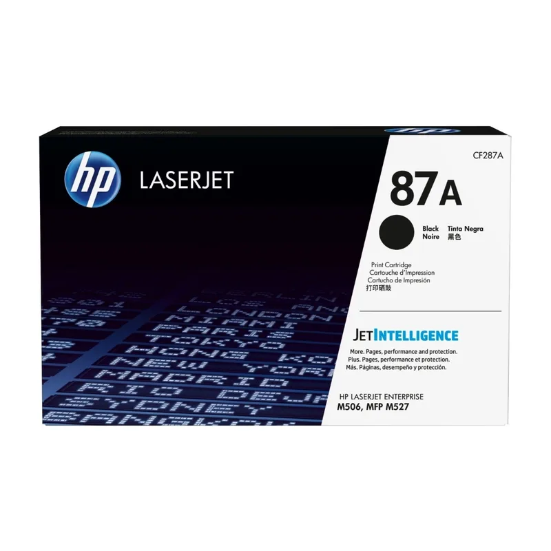 HP 87A Svart, 9000 sid