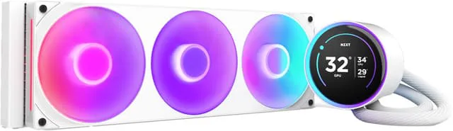 NZXT Kraken 360 Elite V2 RGB CPU vätskekylare (vit)
