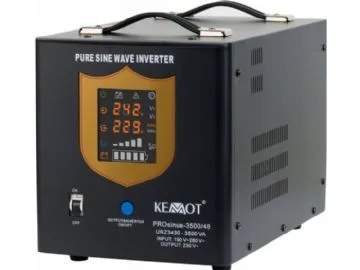 Avbrottsfri kraftförsörjning 48V 230V 3500VA/2400W KEMOT PROsinus 3500