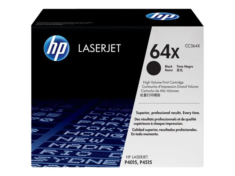 HP 64X Svart, LaserJet P4014/P4015/P4515, 24000 sidor