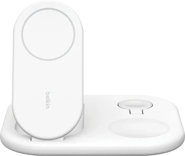 Belkin 3-i-1 Qi2 hopfällbar laddare med MagSafe