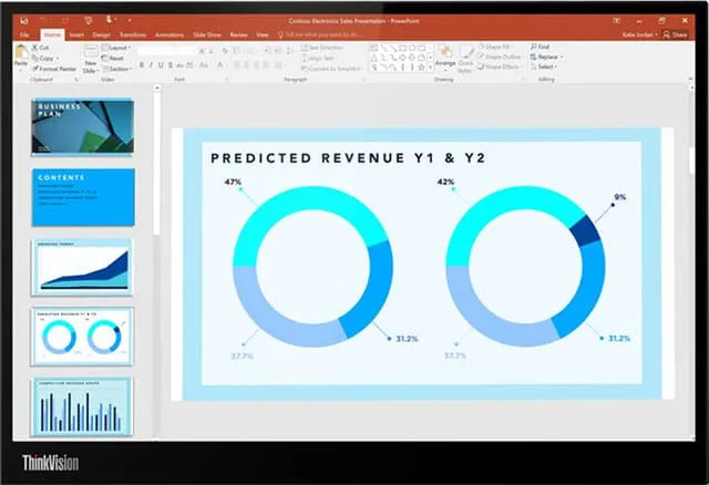 Lenovo ThinkVision M14d skaerm