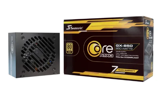 Seasonic Core GX ATX 3 (2024) 850W nätaggregat, 80 Plus Gold
