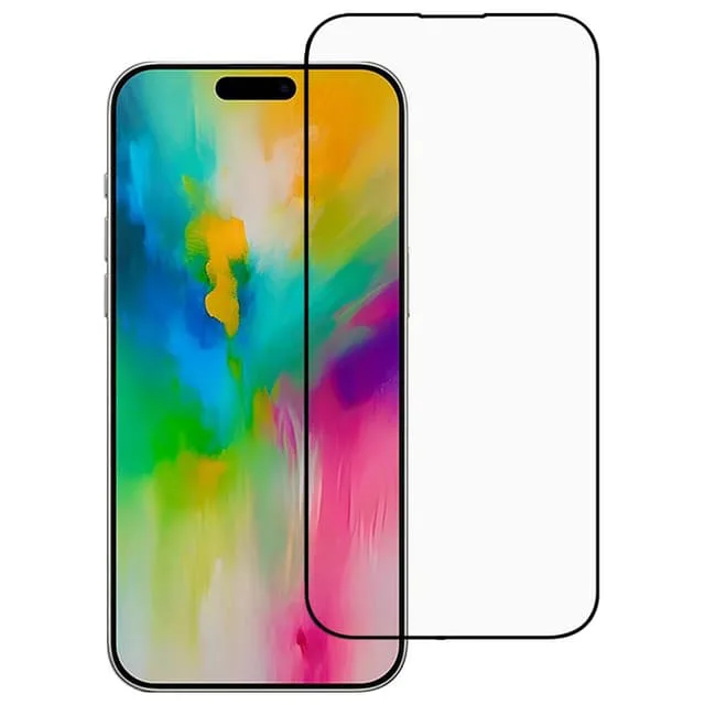 SKALO iPhone 16 Pro Max Heltäckande Skärmskydd Härdat Glas