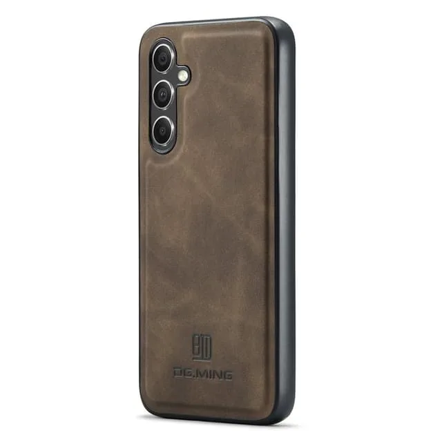 DG.MING Samsung A16 Premium PU-Läder Hybrid Skal