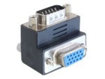 Delock Adapter VGA male / female 90° angled