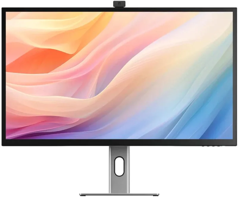 32" Alogic Clarity Pro Max, IPS 4K/3840x2160, höjdjusterbar, högtalare, webbkamera, 2xHDMI/DP/USB-C, USB-hubb,