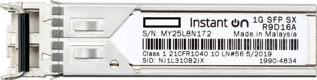 HPE Networking IO 1G SFP LC SX 500m MMF transceiver