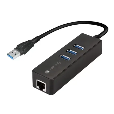 Techly IDATA-USB-ETGIGA-3U2 dockingstation