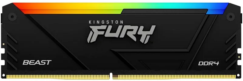 16 GB (1x16GB) DDR4-3600 Kingston FURY Beast RGB CL18