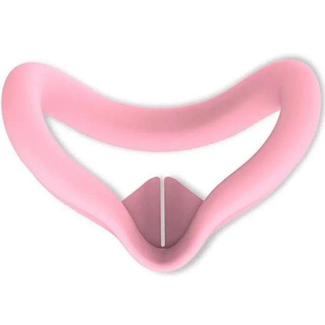 MTK silikonfodral med svettskydd till Meta Quest 3S, rosa