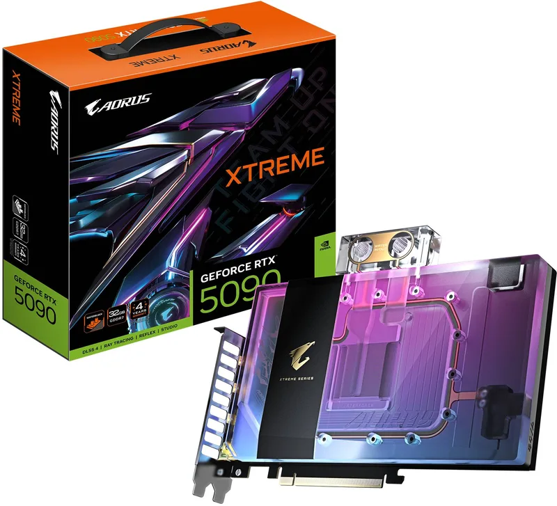 AORUS GeForce RTX 5090 XTREME WATERFORCE WB 32G