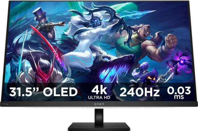 HP OMEN Transcend 32 UHD/240Hz/OLED/0,03ms bildskärm för