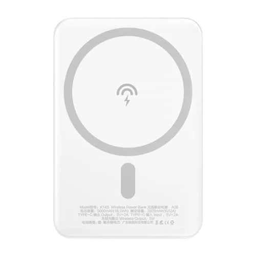 Dudao K14S wireless powerbank 5000mAh 10Watt White