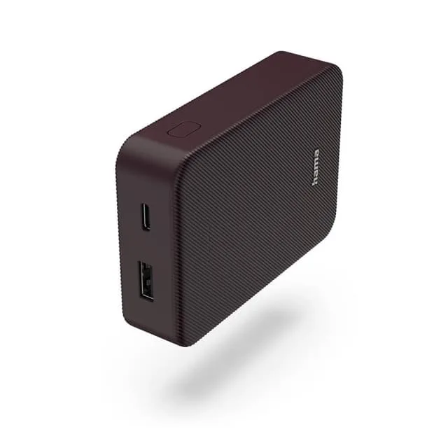 Hama Colour 10 Powerbank 10000 mAh Fast Charge LiPo Lila Statusindikering