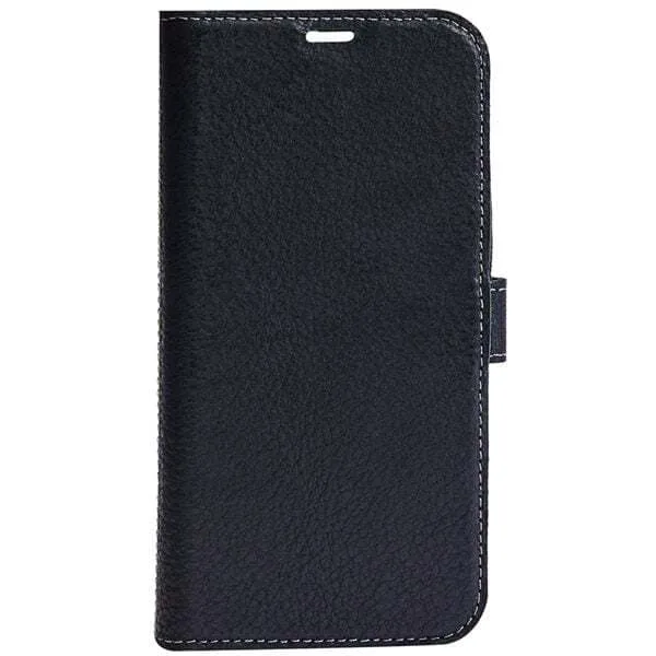 Essentials iPhone 12 mini leather wallet, detachable, Black