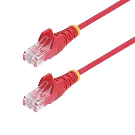 StarTech.com Cat6 nätverkskabel, smal, 1,5 m, röd