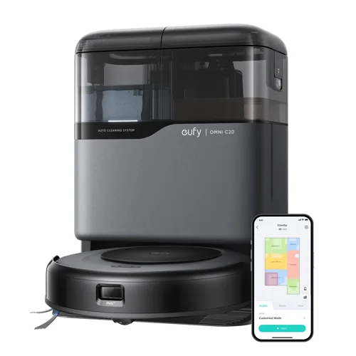 Eufy Omni C20 robotdammsugare, guld