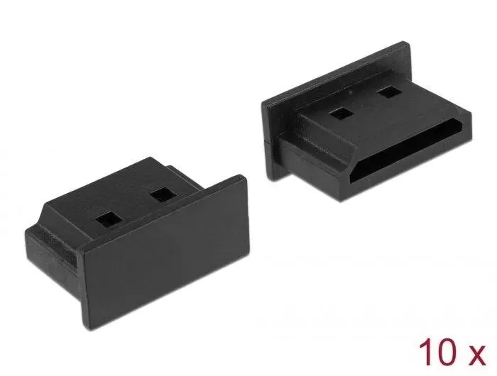 DeLOCK dammskydd för HDMI A hona utan grepp, 10 st, svart