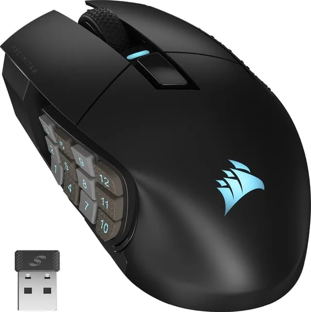CORSAIR SCIMITAR ELITE RGB Trådlös Gamingmus