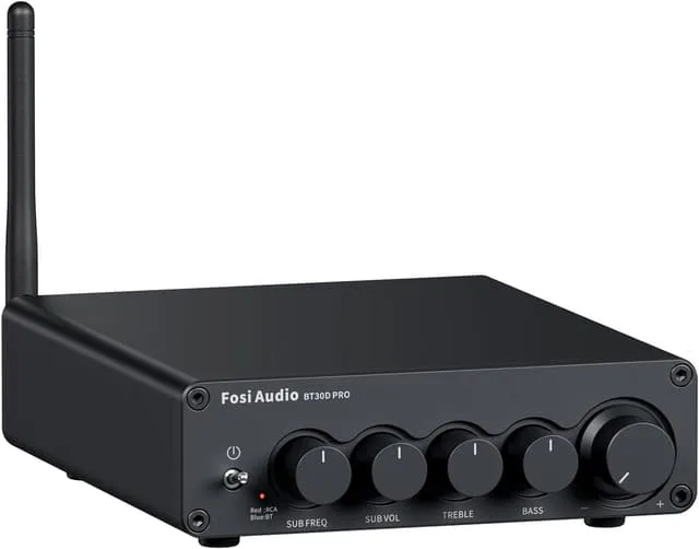 Fosi Audio Hi-Fi Bluetooth 5.0 Stereo Audio Receiver Förstärkare