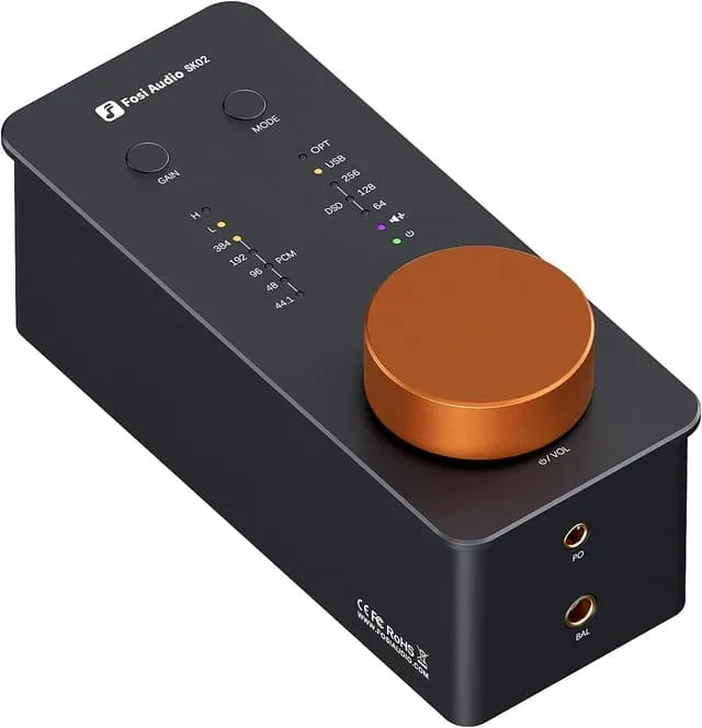 Fosi Audio SK02 DAC Amp Hörlursförstärkare