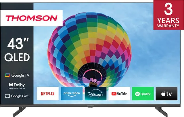 Thomson Google 43" QG4S14 4K QLED smart TV