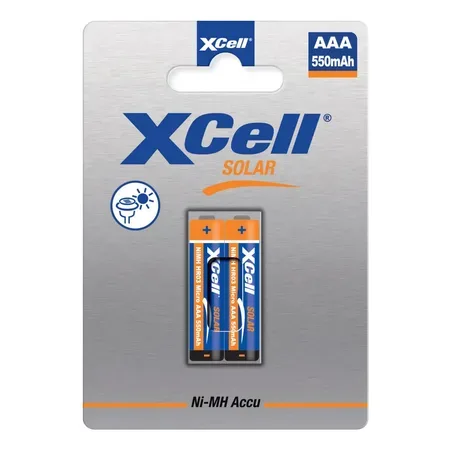 XCell X550AAA solar (Bli2) Laddbart batteri AAA (R03) NiMH 550 1.2 V 1 st