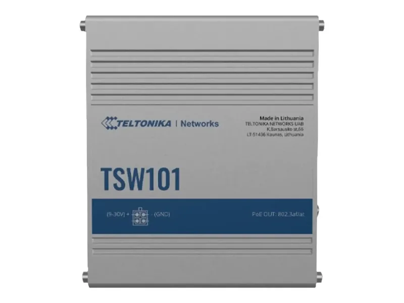 Teltonika TSW101 switch, 5 portar, PoE+